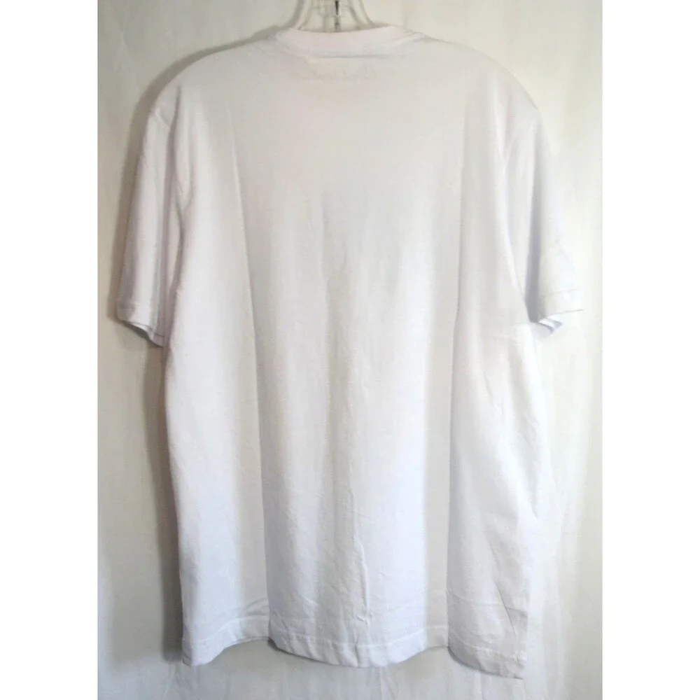 Robert Graham White Tiki Skull Short Sleeve T Shirt Size Small NWT